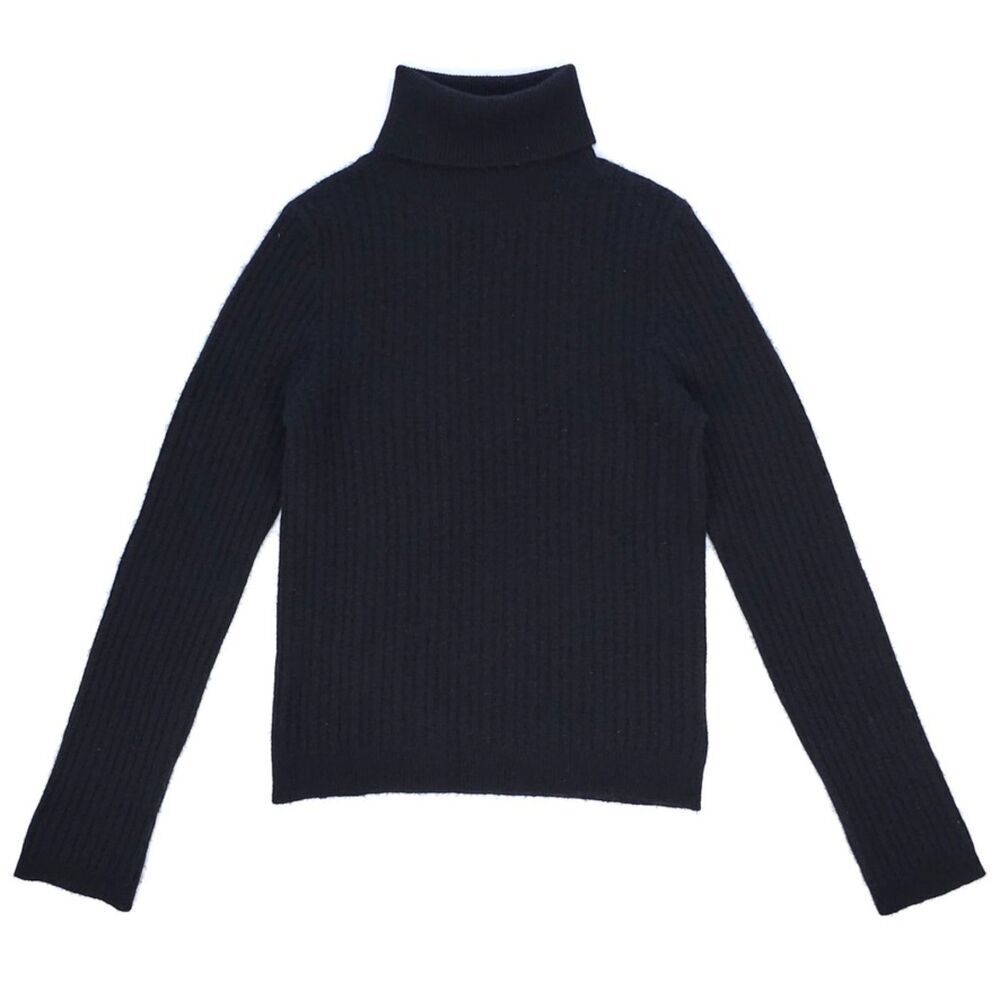VELVET Graham & Spencer Ribbed Cashmere Turtleneck Old Money Preppy Quiet Luxury